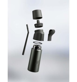 Gen 2 Steel Flaschen Dusky Obsidian