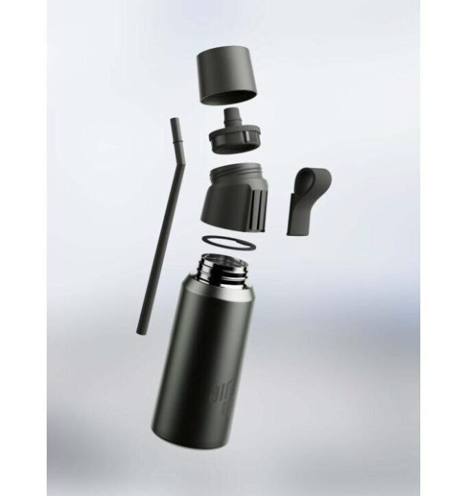 Gen 2 Steel Flaschen Dusky Obsidian Gen 2 Steel Flaschen Dusky Obsidian
