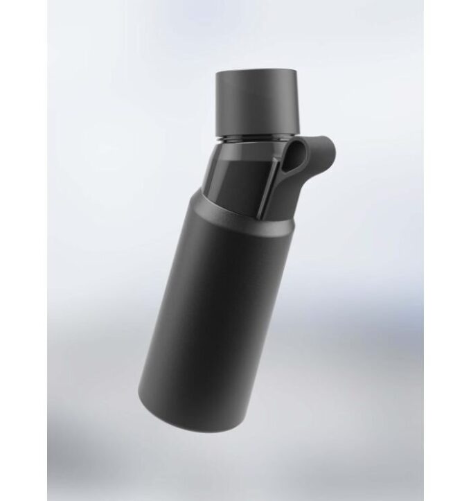 Gen 2 Steel Flaschen Pitch Black Gen 2 Steel Flaschen Pitch Black