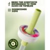 The Straw Flaschen Green Sage
