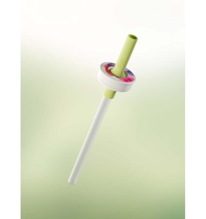 The Straw Flaschen Green Sage