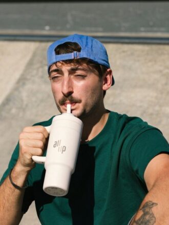 Tumbler-Flaschen Weiß